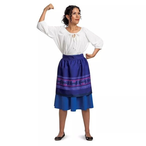 Womens Disney Encanto Luisa Madrigal Halloween Costume Apron Accessory Set NWT - Picture 1 of 3